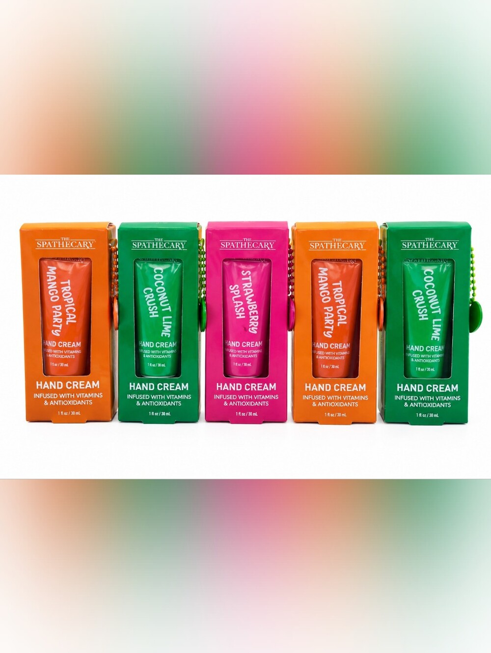 Tropical Mango Party & Coconut Lime Crush Hand Creams - Bundle 5-PC